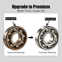 6301-RS Roulement à billes de moto à gorge profonde 6301-2RS 12x37x12 Bering 6300 6200 6302 6201 6202 6301 2RS Rolamento 6301RS 6301 RS