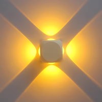 Applique murale LED moderne étanche intérieure et extérieure pour portail d'escalier
