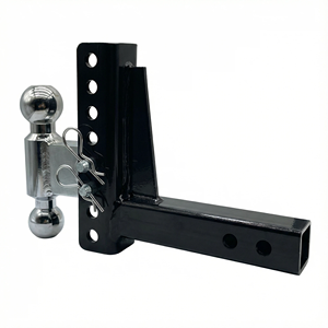 Nuevo <span class=keywords><strong>enganche</strong></span> de remolque ajustable de alta resistencia Yikun con receptor de 2 pulgadas, soporte doble para barra de remolque, acero de alta resistencia con revestimiento antirrobo para RV/barco/camión - Product Image 4
