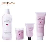 Valentinstag Geschenk Bio Spa Kerze Dusch gel Körper wäsche Fuß creme Bad Geschenkset