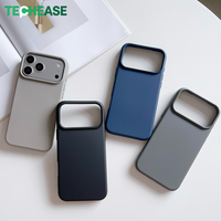 Coque de téléphone en silicone liquide anti-traces de doigts, coque de protection souple en silicone pour iPhone 18 Pro Max, coque antichoc pour iPhone 17 16 Series