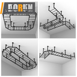 Barras de pared montadas en Joist Juego de <span class=keywords><strong>escalera</strong></span> sueca: barras de tracción para entrenamiento y fisioterapia-Utilizado en hogares, gimnasios - Product Image 6