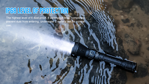 Lampe torche TrustFire T40R haute puissance 1800 lumens, étanche, lampe torche tactique LED pour la défense personnelle, pour les aventures en pleine nature - Product Image 3