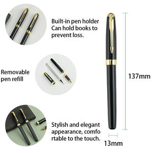 Stylo promotionnel professionnel personnalisable de luxe <span class=keywords><strong>en</strong></span> acier inoxydable 0,5 mm B2C Boutique <span class=keywords><strong>en</strong></span> <span class=keywords><strong>ligne</strong></span> Faible MOQ Métal Bureau Emballage <span class=keywords><strong>en</strong></span> vrac - Product Image 4