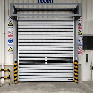 Puerta Enrollable Rápida de Aluminio Antirrobo de Fábrica, Puerta Rápida de Acción Rápida, Puerta Espiral Automática para Estacionamiento - Product Image 4