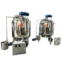 Mélangeur de liquides VBJX de qualité alimentaire avec fonction de chauffage rapide et agitateur à spatule pour émulsions