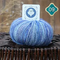 50g teint fil de coton tricot à la main anti-boulochage OE Technics Chenille fil boule peigné