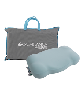 Coussin ergonomique à mémoire de forme à rebond lent, surface en soie rafraîchissante, tissu recyclé certifié, oreiller de soutien cervical pour la réduction de la pression - Product Image 5