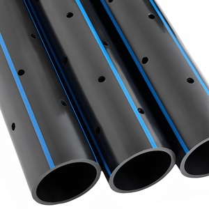 Tubi di <span class=keywords><strong>irrigazione</strong></span> ad alta densità PE100 HDPE <span class=keywords><strong>forato</strong></span> ad alta pressione Anti-corrosione eco-friendly 50 anni di durata della vita fusione a caldo - Product Image 4