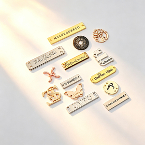 Etiquetas Metálicas Fundidas a Presión Personalizadas y Duraderas, Etiquetas Cosidas con Logotipo de Marca, Emblemas Metálicos con Nombre Privado para Prendas y Artículos de Cuero - Product Image 2