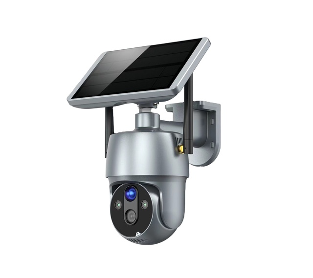 4G Wireless Solar Network Camera  Outdoor Waterproof  PTZ Security Camera Two Way Audio CCTV Camera
