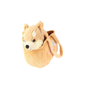 Borsa a Forma di Cucciolo in Peluche Beige da 12 Pollici, Modello NYFY-1211, Regalo Moderno ed Elegante per Compleanno/Matrimonio/Capodanno, Stampa Digitale, Cina - Product Image 1