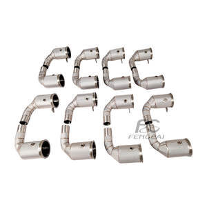 Tuyaux d'échappement à haut débit en acier inoxydable SS304 pour Porsche 911 992 Carrera 3.0T 2019-2024, flux d'air optimisé par canalisation à double canal - Product Image 5
