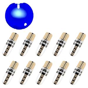 Éclairage extérieur automobile et moto à LED COB 8SMD T10 en silicone haute luminosité pour plaque d'immatriculation - Product Image 6