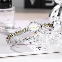 Jam Tangan Wanita Vintage Gelang Mini Ringkas dan Indah Jam Tangan Kecil Emas Vintage Jam Tangan Wanita Quartz
