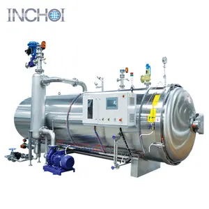 Horizontal electric water steam mushroom autoclave retort/industrial autoclave