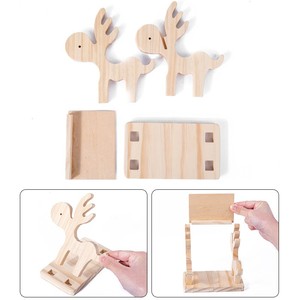<span class=keywords><strong>Gioco</strong></span> Educativo in Legno con Blocchi di Lettura a Tema Cervi, Giocattoli Montessori per l'Apprendimento Precoce dei Bambini - Product Image 3