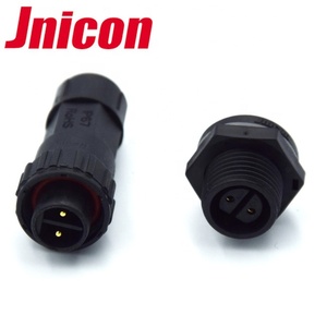 2 pin ổ cắm nhựa không thấm nước Bảng điều khiển núi tròn IP68 nối jnicon - Product Image 4