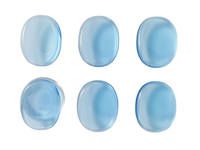 6 pièces de tampons de sourdine en silicone pour tambour, patchs de son en caoutchouc pour sourdines de batterie
