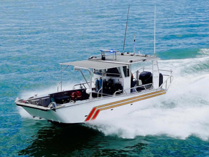 Catamarán de Pesca de Aluminio de Lujo de 23 pies, Totalmente Soldado, Modelo 2025, con Serigrafía, en Venta - Product Image 2