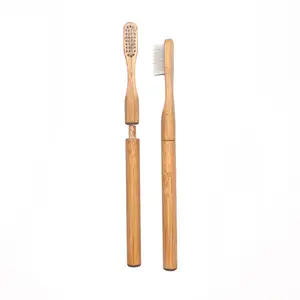 Biodegradable Eco-friendly Detachable Handle Bamboo <strong>Toothbrush</strong> <strong>Head</strong> Replacement for Bamboo <strong>Toothbrush</strong> - Product Image 1