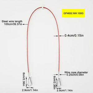 Câble de <span class=keywords><strong>traction</strong></span> robuste de 1 m, câble de sécurité pour remorque de <span class=keywords><strong>voiture</strong></span>, câble de séparation pour remorque électrique, outil de réparation de carrosserie, pièces de modification - Product Image 4