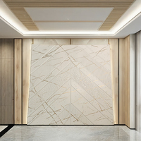 Matériau de décoration intérieure de revêtement de panneau mural en PVC 3D PS imperméable personnalisé pour appartement, hôtel, bureau au prix d'usine