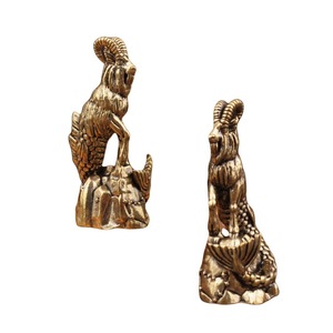 Adorno de Latón con Forma de Cabeza de Carpa, Decoración Feng Shui para el Hogar, Sala de Estar, Figura Decorativa de Forma Irregular, Paquete Individual - Product Image 5