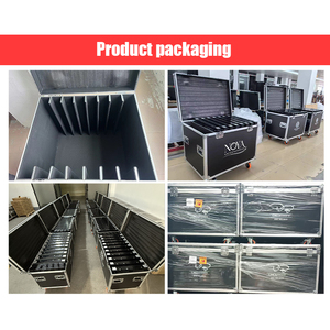 พื้นเต้นรำ LED แบบแม่เหล็ก แผง LED แบบอินเทอร์แอคทีฟ สีขาว ไฟเวทีงานแต่งงาน - Product Image 5