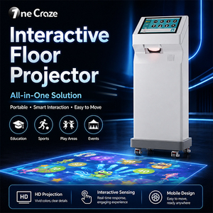 ระบบเกมฉายภาพพื้นแบบอินเทอร์แอคทีฟ AR Sport System Mobile All-in-One พร้อมหน้าจอสัมผัส, อุปกรณ์ฉายภาพกีฬาแบบอินเทอร์แอคทีฟ SAIO - Product Image 1