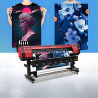 Impresora de Gran Formato para Lona y Vinilo de 1.8m con Cabezal I3200/XP600, Cortadora Plotter para Vinilos Adhesivos, Impresión Eco Solvente de 6 pies