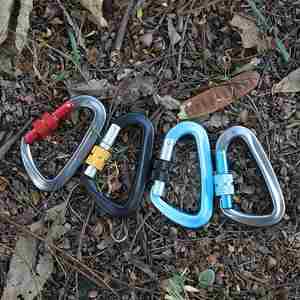 Clips de mousqueton à verrouillage torsadé robustes 12KN LOGO personnalisé pour randonnée Camping hamacs clés porte-clés laisses de chien - Product Image 4