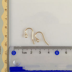 <span class=keywords><strong>14K</strong></span> Gold Filled Earring Ganchos Descobertas para Jóias Fazendo Brinco Peças para Acessórios de Jóias Permanentes Bulk Wholesale - Product Image 3