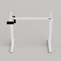 PRORIALS Cadre de bureau debout électrique moderne à moteur unique, réglable en hauteur, en acier inoxydable, ergonomique et intelligent pour le bureau