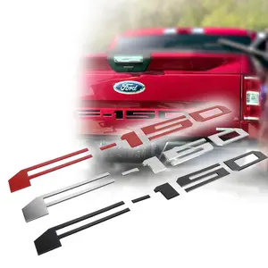 ABS stiker bagasi belakang otomatis, Stiker huruf Logo untuk Ford 2018-2019 F150 F-150 bodi truk Pickup