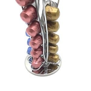 360 <span class=keywords><strong>grados</strong></span> de rotación de cápsulas de café de sostenedor del soporte de estante organizador café titular - Product Image 5