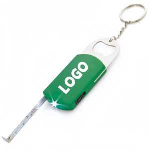 พวงกุญแจไฟ LED พร้อมที่เปิดขวดและเทปวัดขนาด1ม./3FT มีแบตเตอรี่ขนาด1ชิ้นพร้อมพวงกุญแจโลโก้ออกแบบได้ตามต้องการ - Product Image 5