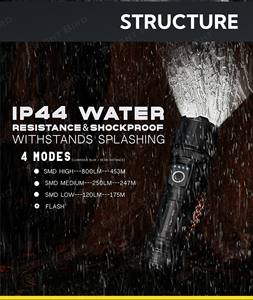 Portátil Cob impermeable telescópico aleación de aluminio USB recargable LED antorcha 3 modos Mini <span class=keywords><strong>linterna</strong></span> para uso de emergencia - Product Image 5