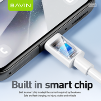 BAVIN Vente en gros CB393 6A Type c Charge super rapide Charge entièrement compatible Données Câble USB pour tous les téléphones mobiles