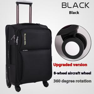 20 Inch Large Oxford Spinner Luggage Canvas <b>Suitcase</b> With 26 Password <b>Trolley</b> Universal Carry-on Travel Bag Roller Bag - Product Image 6