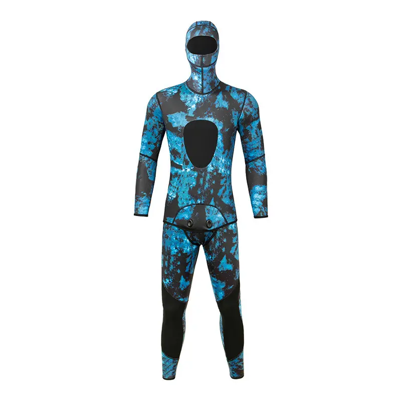 New Fish Hunting Camouflage Neoprene Wetsuit 3Mm Two-Piece Neoprene 4/3 Surfing Suit