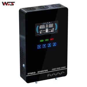 Convertisseur solaire à onde sinusoïdale pure 4KW 110V avec contrôleur MPPT intégré 140A, convertisseur monophasé basse fréquence pour système solaire hybride - Product Image 2