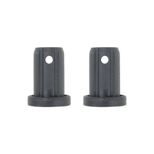 Ruedas giratorias de tornillo de manguito, negras, de 4 y 8 pulgadas, duraderas para montaje de silla de inodoro - Product Image 1