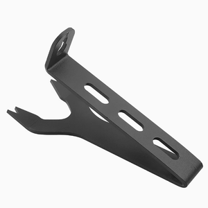 Support de fixation en tôle d'aluminium sur mesure, estampé, avec revêtement en poudre, pour boîtier métallique - Product Image 5