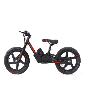 厂家直销供应2024新款儿童电动自行车滑板车变速12英寸16英寸儿童电动平衡自行车