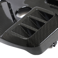 Cover Mesin Serat Karbon Kering G80 M3 untuk BMW G87 M2 G8X M3 G82 G83 M4 Competition Sport 2020-2022