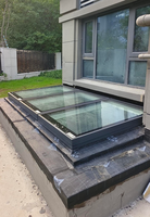Fenêtre de toit en aluminium à triple vitrage, verre Low-E, à rupture de pont thermique, sur mesure pour maison passive et usage commercial, à haut rendement énergétique