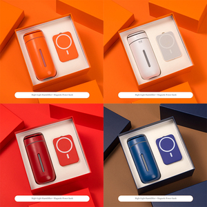 Set <span class=keywords><strong>Regalo</strong></span> Aziendale di Lusso a Prezzo di Fabbrica, Umidificatore Moderno Ecologico + Power Bank con Stampa UV - Product Image 5