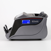 Machine à compter les billets 2828C avec double écran LCD, détection de contrefaçon UV MG, machine professionnelle de comptage des billets de banque