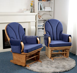 Silla mecedora de madera para bebés, silla de lactancia, venta al por mayor de fábrica - Product Image 6